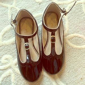 Zara girls patent leather shoe